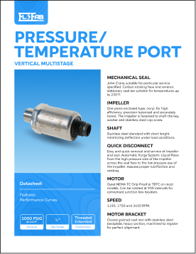 FloFab's Hydronic Accessories Pressure Temperature Port Datasheet Thumbnail