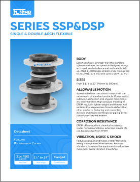 FloFab's Hydronic Accessories SSP-DSP Single Double Arch Flexible Datasheet Thumbnail