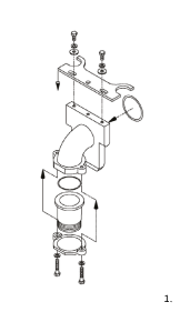 FloFab's Base Elbow Installation Instruction: 1. Pull-out flange assembly